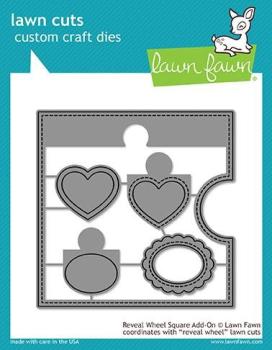 Lawn Fawn Craft Die - Reveal Wheel Square