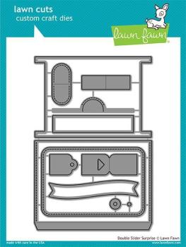 Lawn Fawn Craft Die - Double Slider Surprise