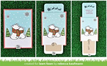 Lawn Fawn Craft Die - Double Slider Surprise