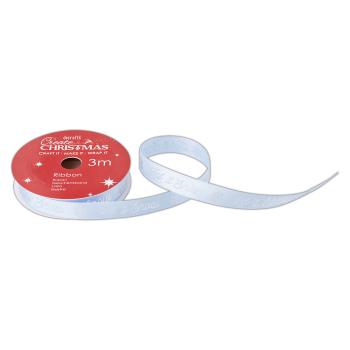 Create Christmas Weihnachten Satin-Motivband "Let It Snow" 3m