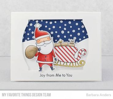 My Favorite Things Stempelset "Sassy Santa" Clear Stamp Set