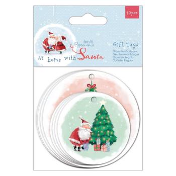 Papermania "At Home with Santa" Shaped Gift Tags