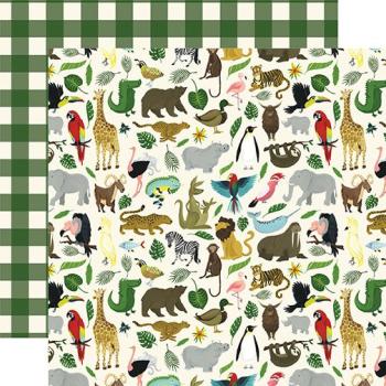 Echo Park "Animal Safari" 12x12" Paper Pack - Cardstock