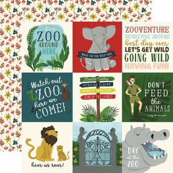 Echo Park "Animal Safari" 12x12" Paper Pack - Cardstock