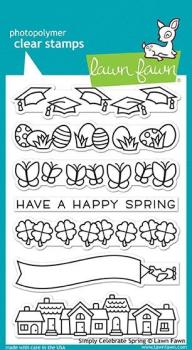 Lawn Fawn Stempelset "Simply Celebrate Spring" Clear Stamp