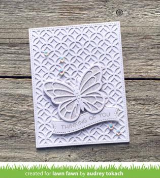 Lawn Fawn Craft Die - Layered Butterflies