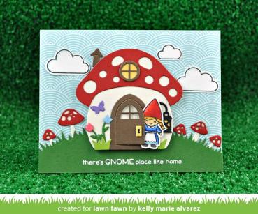 Lawn Fawn Craft Die - Mushroom House