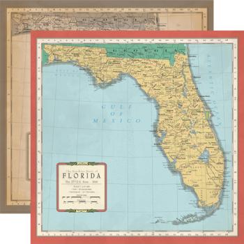 Carta Bella "Cartography No.1" 12x12" Collection Kit