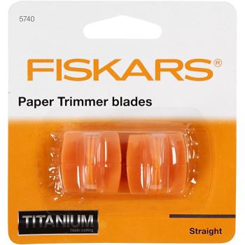 Ersatzklingen Titan für Fiskars Papierschneider, 2Stck  TripleTrack-Klingen