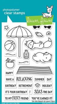 Lawn Fawn Stempelset "On the Beach" Clear Stamp