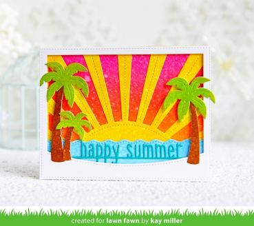 Lawn Fawn Craft Die - Happy Summer Line Border