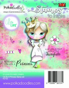 Polkadoodles Stempel "Ula Be a Princess" Clear Stamp-Set