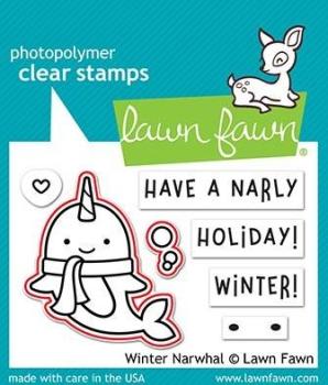 Lawn Fawn Craft Dies - Winter Narwhal