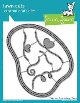 Lawn Fawn Craft Die - Stitched Pond