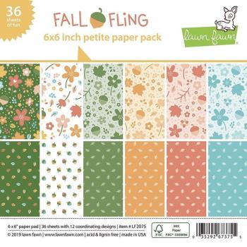 Lawn Fawn 6x6 "Fall Fling Petite" Paper Pad