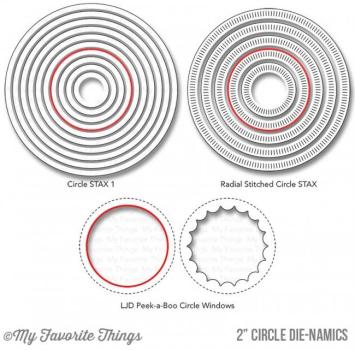 My Favorite Things 10x Shaker Pouches "Circle"