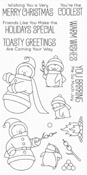 My Favorite Things Stempelset "Toasty Greetings" Clear Stamp Set