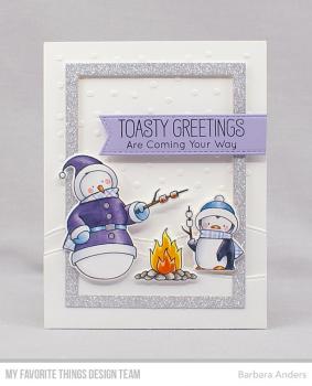 My Favorite Things Stempelset "Toasty Greetings" Clear Stamp Set