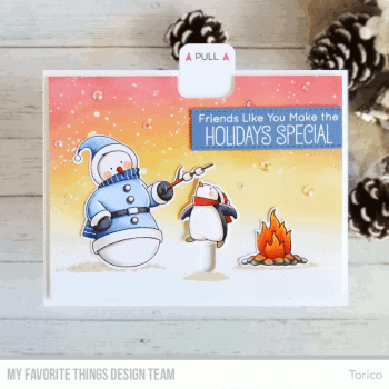 My Favorite Things Stempelset "Toasty Greetings" Clear Stamp Set