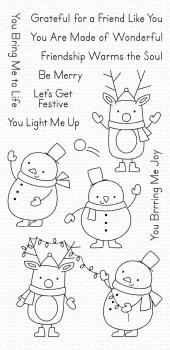 My Favorite Things Stempelset "Festive Friends" Clear Stamp Set