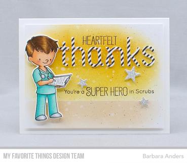 My Favorite Things Stempelset "Super Hero in Scrubs" Clear Stamp Set