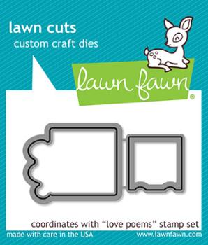 Lawn Fawn Craft Dies - Love Poems