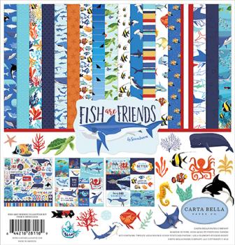 Carta Bella "Fish Are Friends" 12x12" Collection Kit