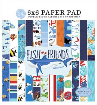 Carta Bella "Fish Are Friends" 6x6" Paper Pad