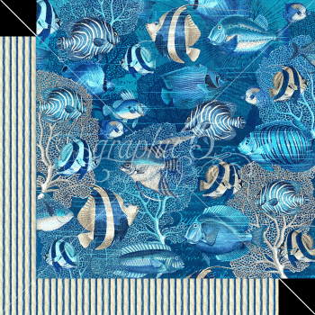 Graphic 45 "Ocean Blue" 8x8" Paper Pad