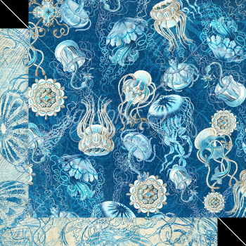 Graphic 45 "Ocean Blue" 8x8" Paper Pad