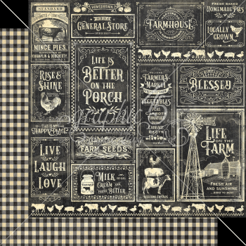 Graphic 45 "Farmhouse" 12x12" Collection Pack