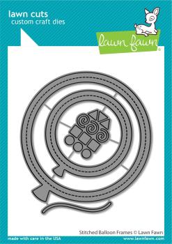 Lawn Fawn Craft Die - Stitched Balloon Frames