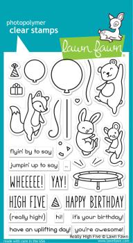 Lawn Fawn Stempelset "Really High Five" Clear Stamp