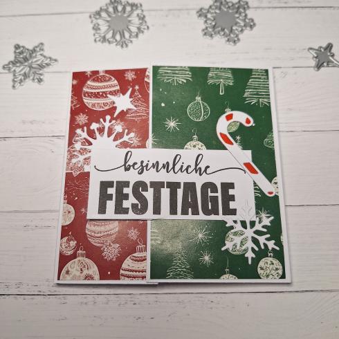 LaCreativ - Designpapier "Klassische Weihnachtspracht" Paper Pack 6x6" - 24 Bogen