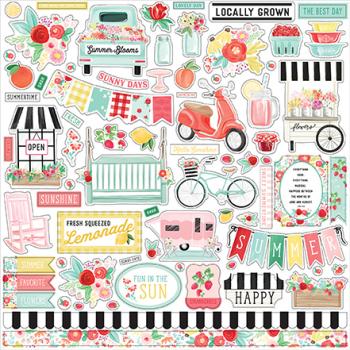 Carta Bella "Summer Market" 12x12" Element Stickers