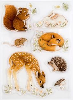 Craft Consortium Little Fawn & Friends Clear Stamps Rehkitz & Freunde