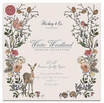 Craft Consortium Papierblock 12x12" Winter Woodland Paper Pad - Winterwald