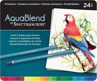 Spectrum Noir Spectrum Aquablend Watercolour Pencils / Farbstift Primaries 24 Farben