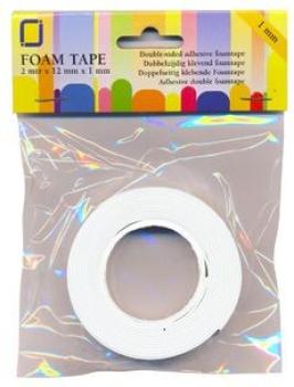 JEJE Produkt Foam Tape 2 m x 12 mm x 1 mm  - 3D Schaumklebeband (3.3010)