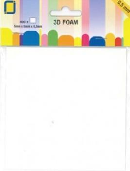 JEJE Produkt 3D Foam 5 mm x 5 mm x 0,5 mm  - 3D Klebepads (3.3105)