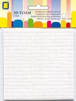 JEJE Produkt 3D Foam 5 mm x 5 mm x 2 mm  - 3D Klebepads (3.3100)