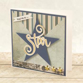 Couture Creations Cut, Foil & Emboss Die "Star"