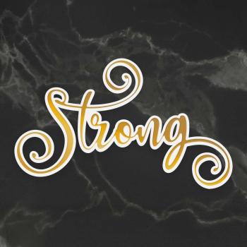 Couture Creations Cut, Foil & Emboss Die "Strong"