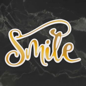 Couture Creations Cut, Foil & Emboss Die "Smile"