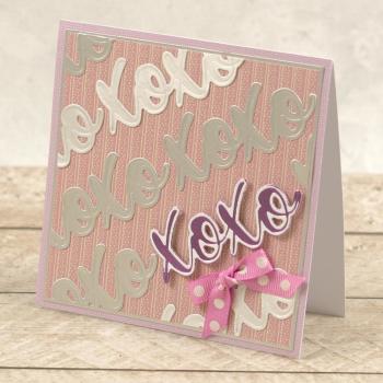 Couture Creations Cut, Foil & Emboss Die "XOXO"