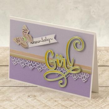 Couture Creations Cut, Foil & Emboss Die "Girl"