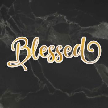 Couture Creations Cut, Foil & Emboss Die "Blessed"