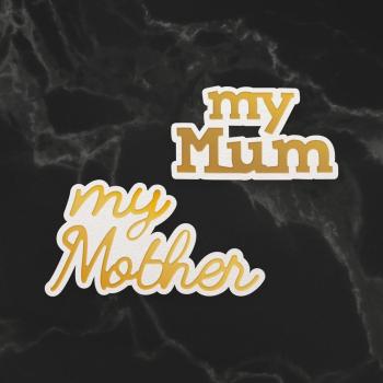 Couture Creations Cut, Foil & Emboss Die "My Mum Sentiments Mini"