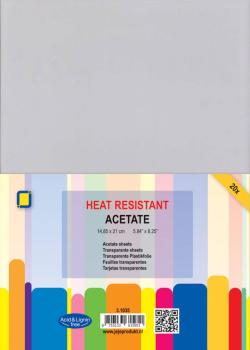 JEJE Produkt Acetate sheets heat resistant A5  - hitzebeständiges Folie 