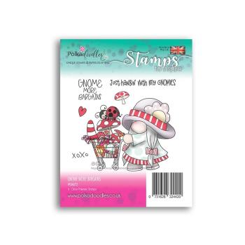 Polkadoodles Stempel "Gnome More Bargains" Clear Stamp-Set
